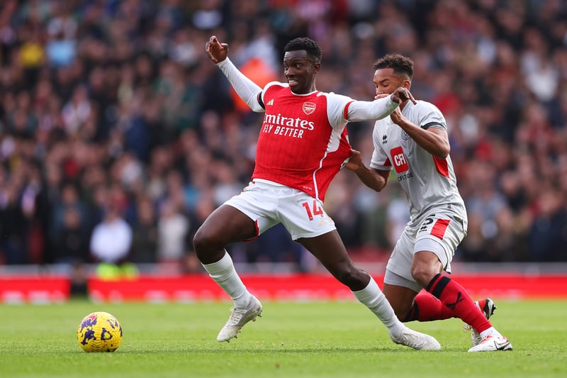 Made his return to the Emirates after leaving Arsenal in the summer but couldn’t do enough to prevent former teammate Nketiah from opening the scoring after a good touch and clever movement from Rice’s cross. Was up the task soon after with a great recovery tackle to snuff out the danger as Zinchenko was sent clear on goal, and showed good awareness to head clear an effort that may have crept in with Foderingham diving the other way

