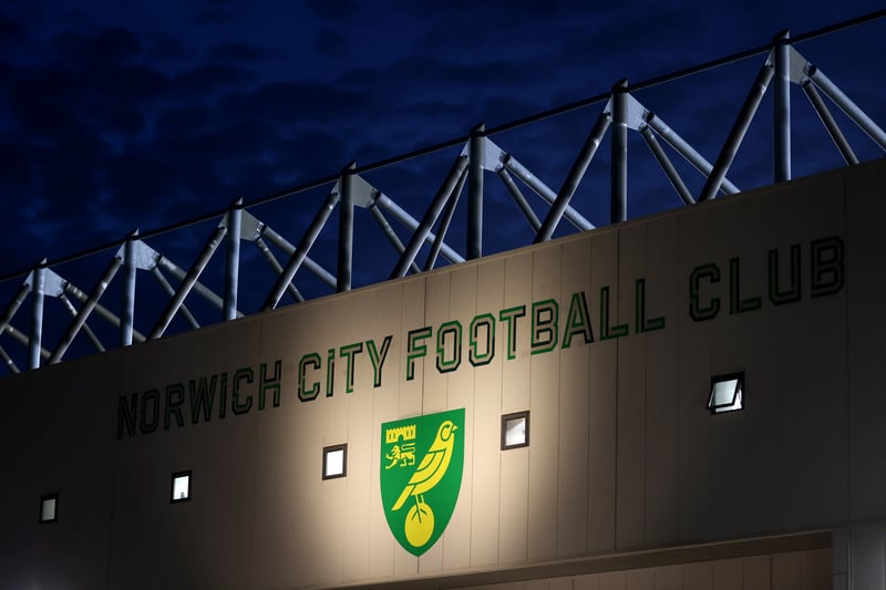 Average attendance at Carrow Road - 25,970