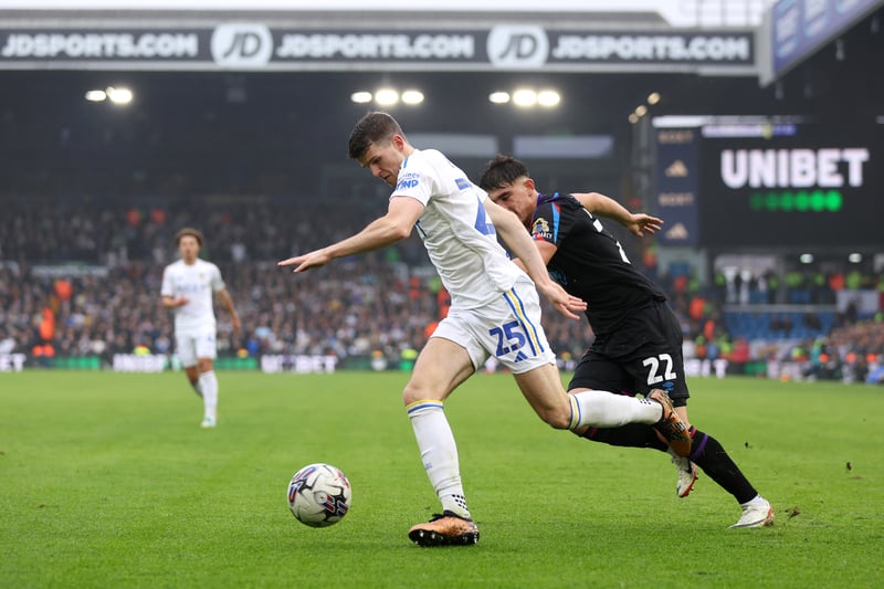 Made four clearances, two interceptions and provided four key passes as Leeds cruised to victory over Huddersfield. 