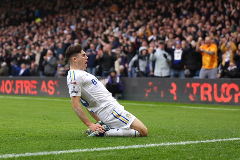 Scored twice as Leeds cruised past West Yorkshire rivals Huddersfield. 