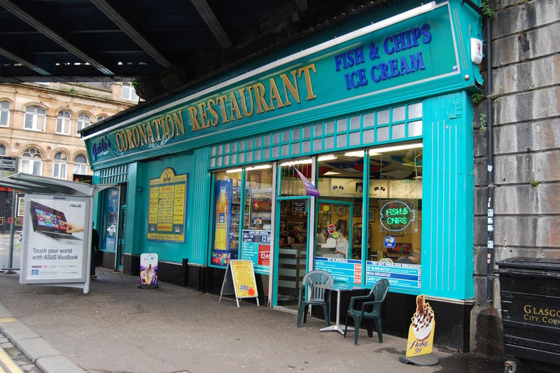 A classic in Glasgow run by the same family from 1939 - as well as frying up some traditional chippie scran Guido's Coronation Restaurant do a mean cup of tea
