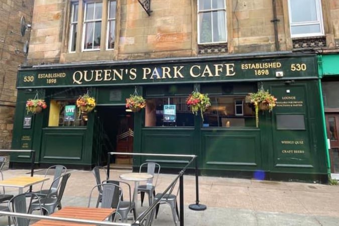 This popular south side local is well-loved by the community around Queens Park. Mark McManus of Taggart fame regarded the Queens Park Cafe as his local. There’s been a pub on the site as far back as 1870.