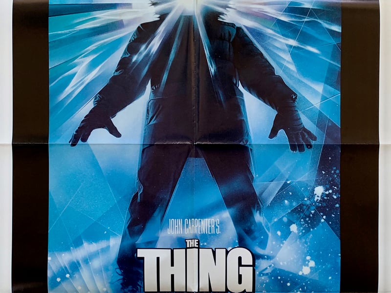 'The ultimate in alien terror'. It is actually hard to believe how old The Thing is given how modern it looks - and that poster is just beautiful.
