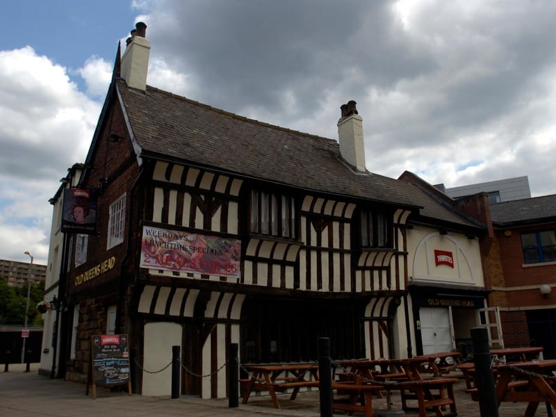 The Old Queen Head, on Pond Street, is said to date back to the 15th century, and is one of Sheffield's oldest buildings. Picture: Sarah Washbourn, National World