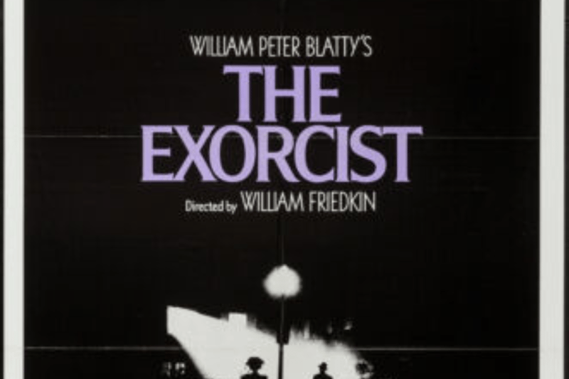 The purple font, the outline of the man approaching the house. You'd be hard pushed for find a more recognisable film poster than the 1974 classic horror hit.