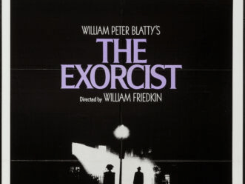 The purple font, the outline of the man approaching the house. You'd be hard pushed for find a more recognisable film poster than the 1974 classic horror hit.