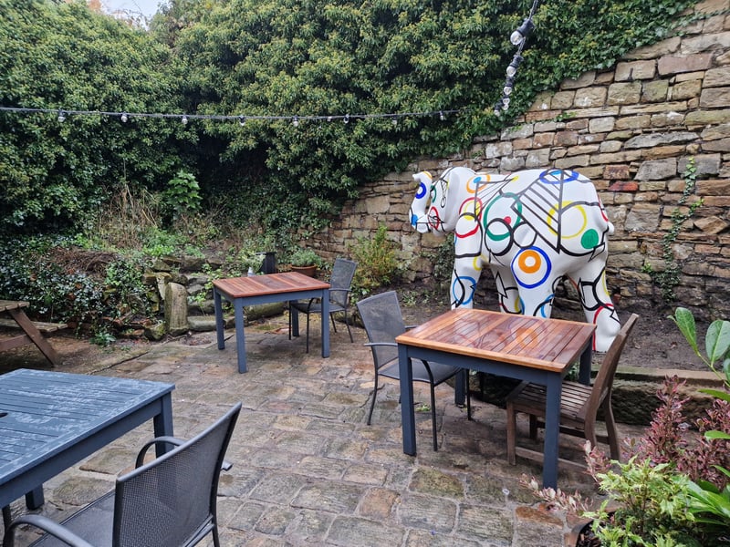 The elephant in the beer garden at the Ranmoor Inn, which has re-opened after closing for a month-long refurbishment. PIcture: David Kessen, National World