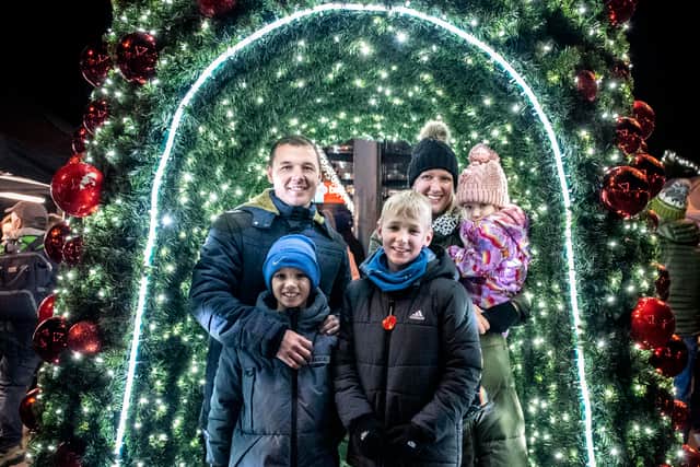 Families enjoyed the Fox Valley Christmas lights switch-on event last year.