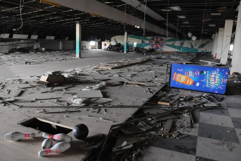 The Excel bowling alley as it looked in 2012.