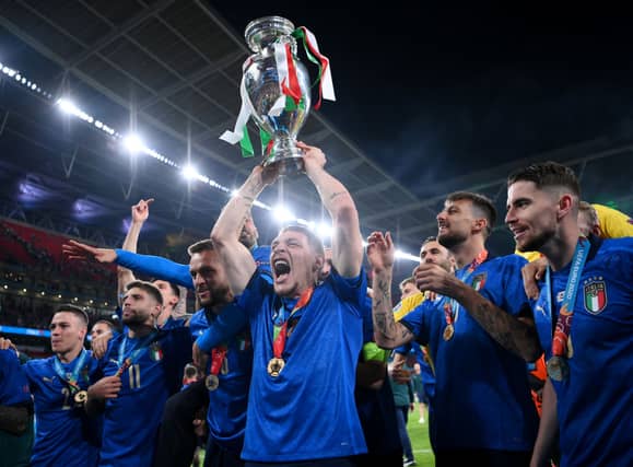 Iraly were victorious at Euro 2020, but it's beaten finalists England who are favourites to triumph next year.