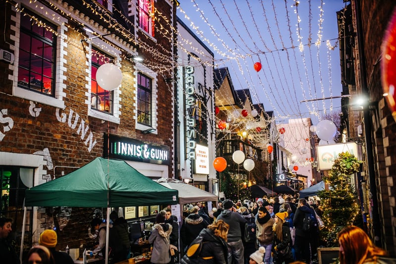 Get into the festive spirt at Winter Wonderland on Ashton Lane which will take place on Sunday November 26. There will be a ceremonial lights switch on at 5pm as well as choirs, market stalls and bars serving winter warmers. 