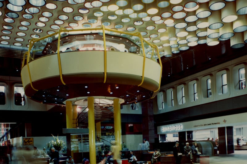 Bainbridge’s cafe was housed in the futuristic dome in 1976.  (Newcastle Libraries)