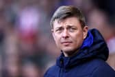 Jon Dahl Tomasson, Manager of Blackburn Rovers, looks on prior to the Emirates FA Cup Quarter Final match (Photo by Naomi Baker/Getty Images)