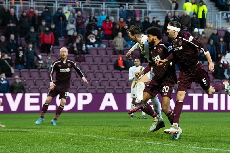 Taking place in the Scottish FA Cup, this tight, tense encounter was settled on penalties - with Hearts progressing.