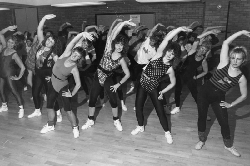 A beginners' aerobics class at Temple Park Leisure Centre in January 1991. Who do you recognise? Photo: Shields Gazette