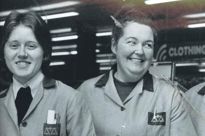 More of the staff in the new store in 1976. Photo: Shields Gazette