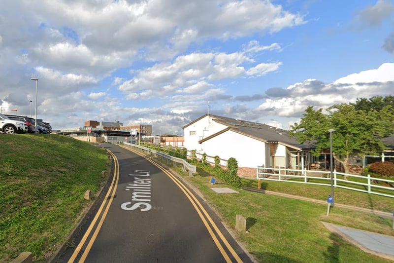 The second-highest number of reports of offences that took place in Sheffield in September 2023 were made in connection with incidents that took place on or near Smilter Lane, Fir Vale, near Northern General Hospital, with 45