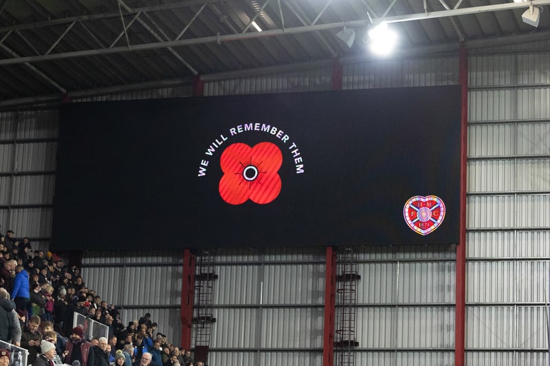 A minute's silence is held to remember those who lost their lives in the World Wars. 