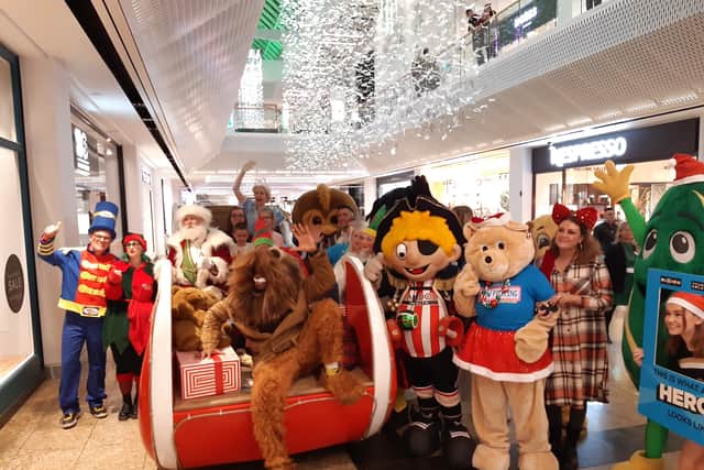 Festive parade at Meadowhall in 2022