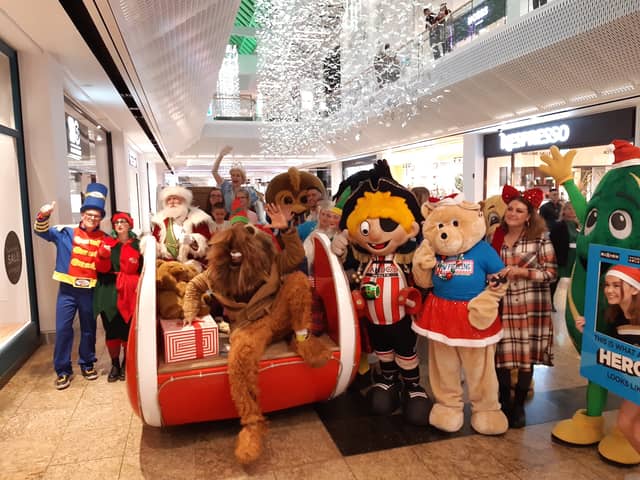 Festive parade at Meadowhall in 2022