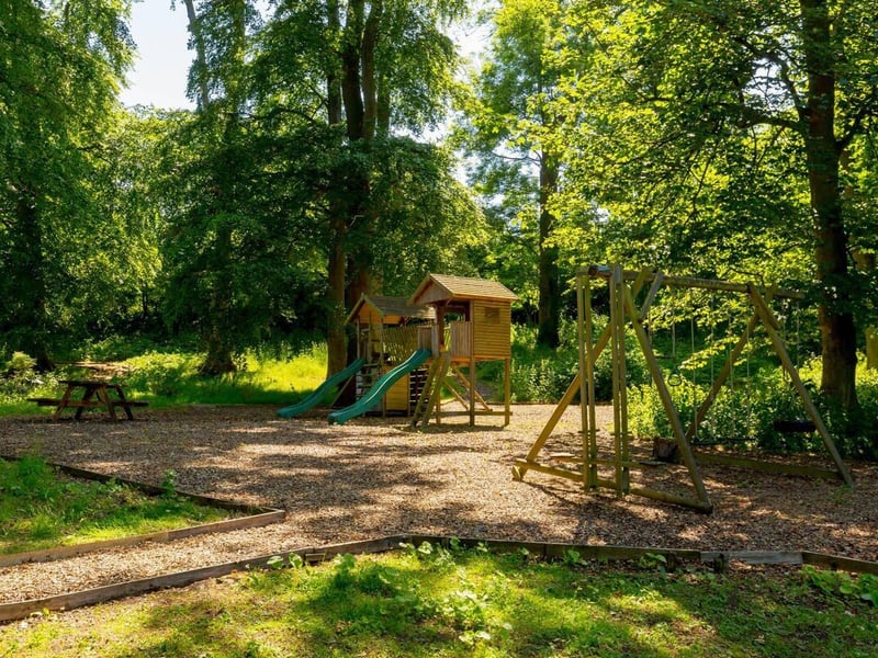 The youngsters will be kept entertained with a children’s adventure playground complete with treehouse and zip-line.