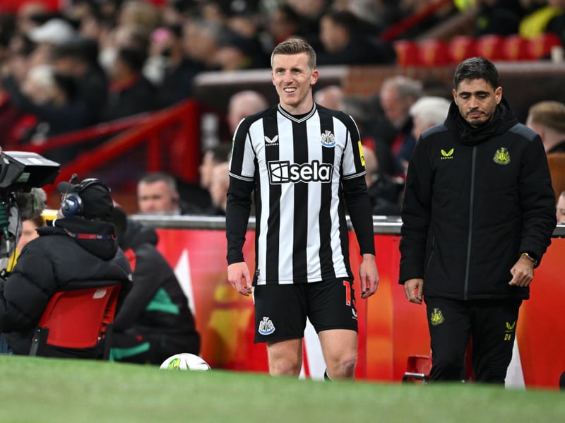 Targett sustained a hamstring injury during Newcastle's 3-0 win at Old Trafford in the Carabao Cup. 