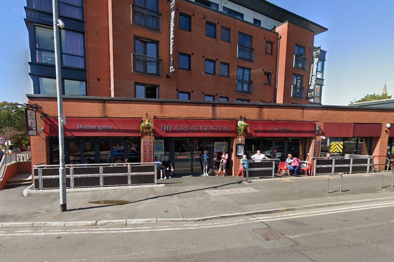 The Great Central, located on Wilmslow Road, sells a pint of Carling for £3.43