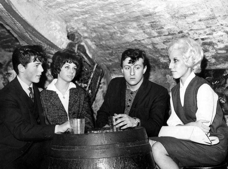 Club 60 was a jazz club held in the cellars of the Acorn Inn, Shalesmoor, Sheffield, where it was reputed that the ghost of a murdered man walked. The club is pictured here in 1961.