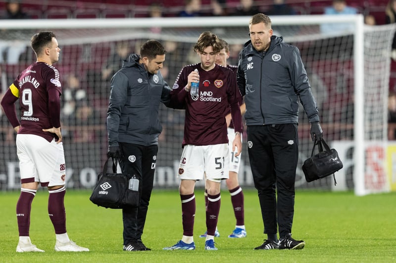 OUT - Lowry will be unable to play against his parent club. The 20-year-old also suffered a nasty head injury against Livingston. 