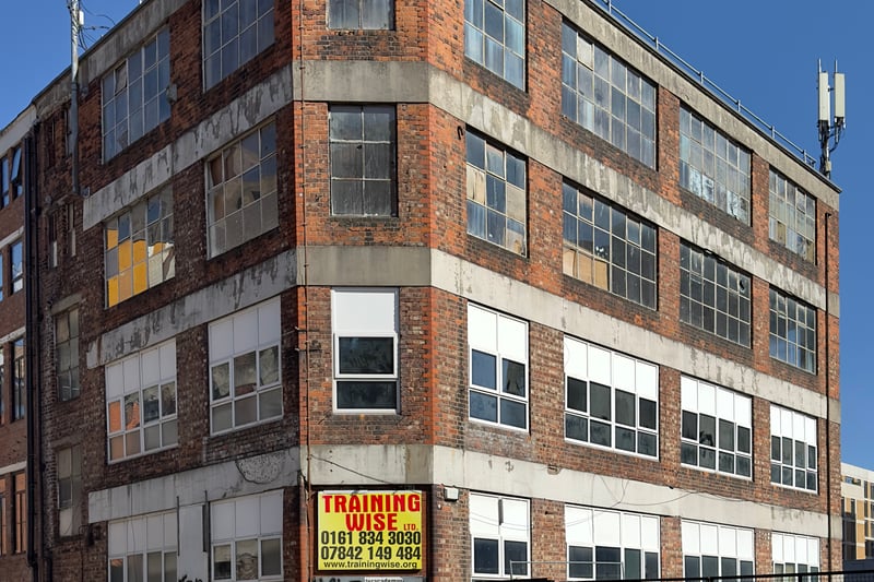 Located at the corner of Mason Street/ Marshall Street, this building is believed to have been built in the 1920s. SAVE says that it was "once part of a humming area of light industrial activity." Credit: Mark Watson for SAVE Britain’s Heritage