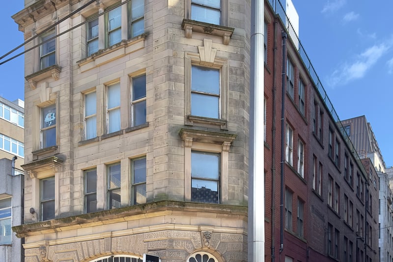 Located in Manchester city centre, this building is "the last surviving pre-20th century building on this stretch of the High Street, according to SAVE. Credit: Mark Watson for SAVE Britain’s Heritage
