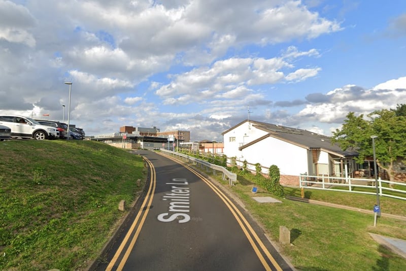 The joint third-highest number of reports of drug offences in Sheffield in September 2023 were made in connection with incidents that took place on or near Smilter Lane, Fir Vale - near Northern General Hospital, with 4