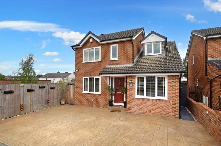 This four bedroom detached property is for sale.