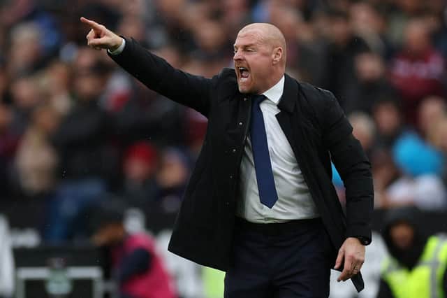 Everton manager Sean Dyche. Picture: ADRIAN DENNIS/AFP via Getty Images