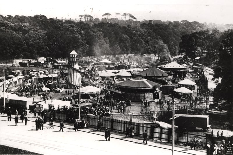 : A photograph of the Newcastle Hoppings Jesmond Vale taken in 1914.(Newcastle Libraries)
