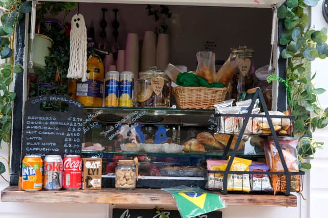 Visitors to Pound's Park can enjoy a range of Brazilian pastries and hot coffee.