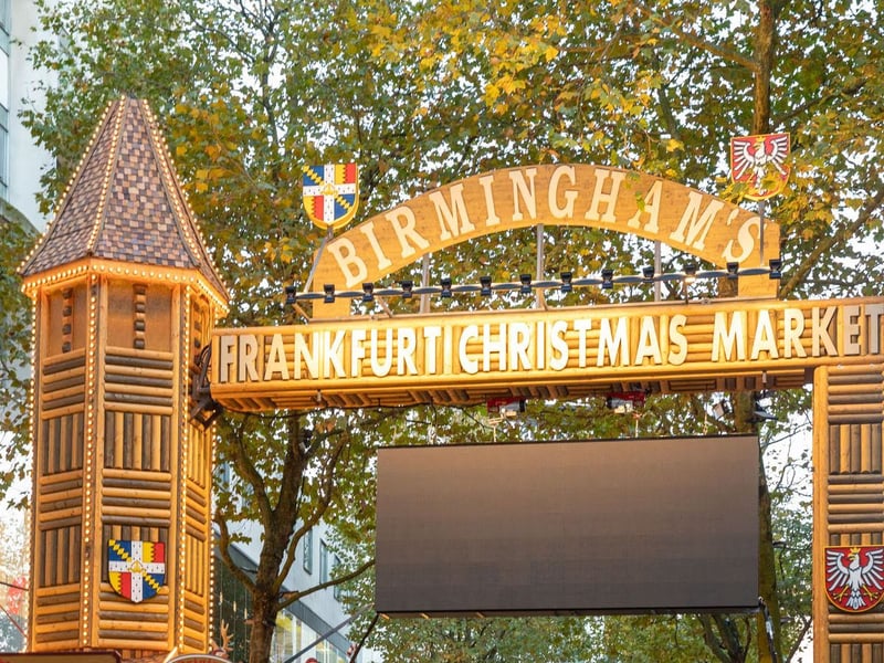 Next up is Birmingham, home to the biggest German market outside Germany and Austria.
