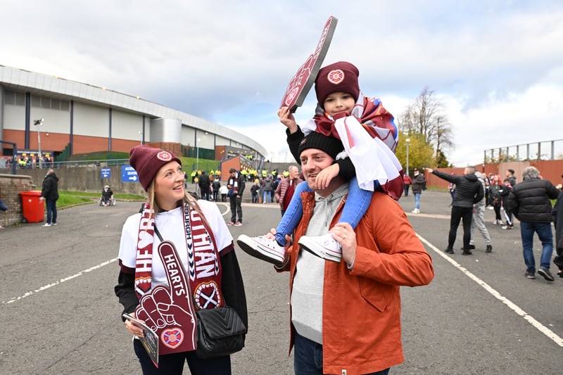 One family shows their support for the Jambos