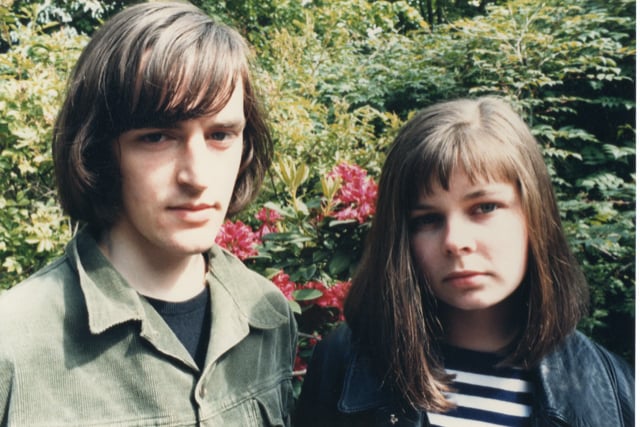 The Vaseline’s were originally just a duo of pictured Eugene Kelly and Frances McKee, who Kurt Cobain called his “favorite songwriters in the whole world”. Eugene Kelly previously played in a band called The Pretty Flowers with Duglas T. S  (BMX Bandits),  Norman Black (Teenage Fanclub), and Sean Dickson (The Soup Dragons).