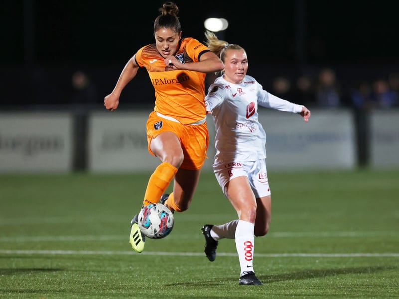 The Michigan born forward was Glasgow City's key summer signing and has already shown what a handful she can be with eight SWPL goals.