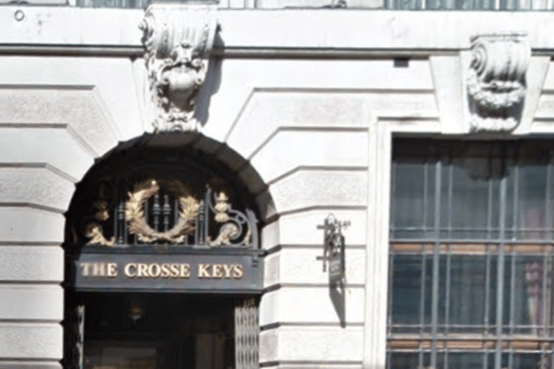 A famous coaching inn, known as The Crosse Keys, once stood near this location with the now Wetherspoons spot celebrating its welcoming past.


Address: 9 Gracechurch Street, EC3V 0DR 
Price of a pint of Carling: £5.29