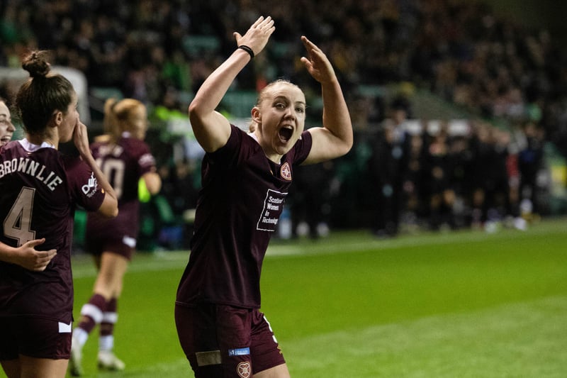 The Hearts number 9 continues to grow in stature. Bought as a goalscorer, Timms knows where the net is but is also vital to her side's style of play, helping to bring others into the game.