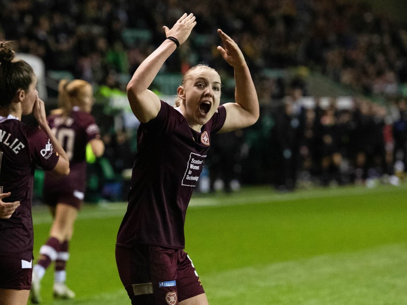 The Hearts number 9 continues to grow in stature. Bought as a goalscorer, Timms knows where the net is but is also vital to her side's style of play, helping to bring others into the game.