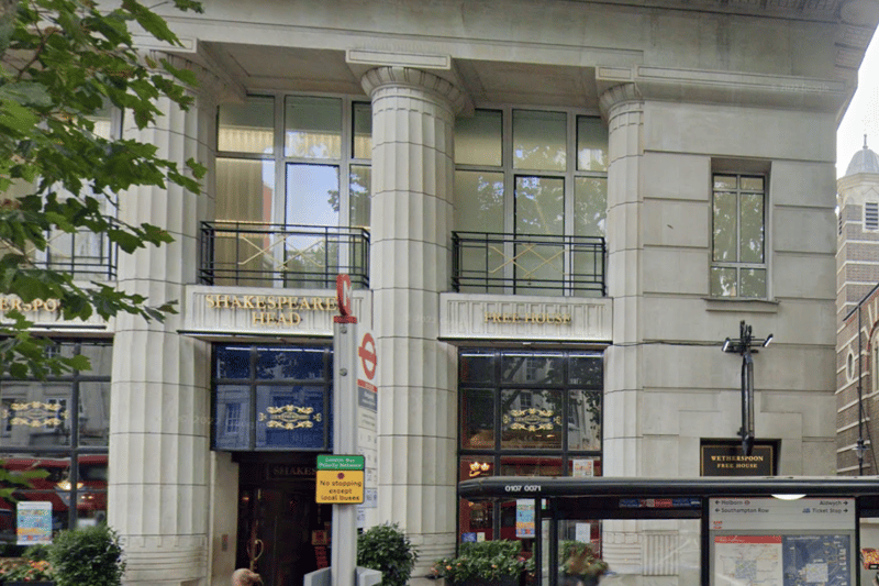 Honouring a nearby past establishment that was often frequented by famous figures in the literary world, Wetherspoons has highlighted the area’s rich artistic history.


Address: Africa House, 64 – 68 Kingsway, Holborn, WC2B 6BG 
Price of a pint of Carling:  £5.29