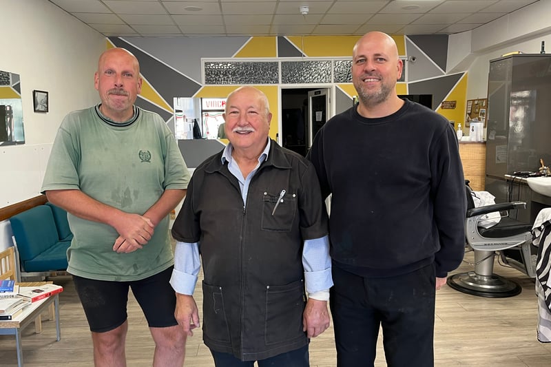 Sicilian barber Vince Bellavia has been cutting hair in this shop since 1980 but he had a smaller premises along the street for ten years prior to that. Now 78, Vince works alongside his sons these days.
