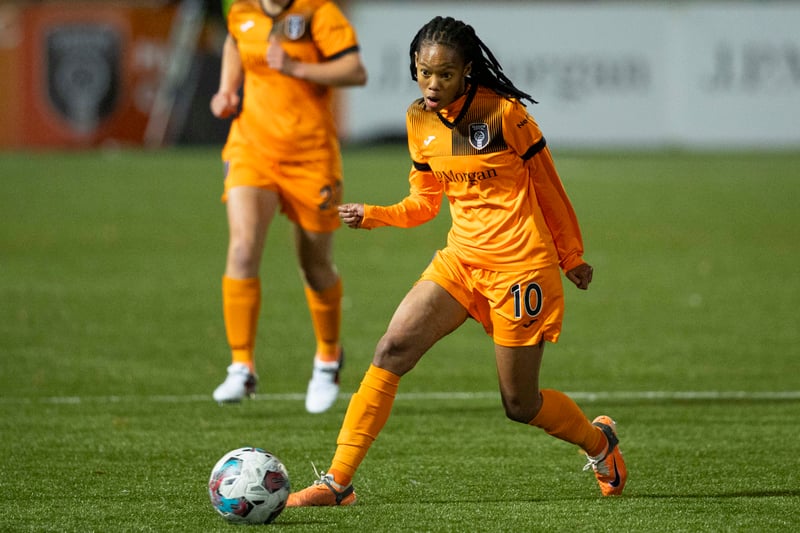 An absolute icon in her homeland of South Africa, Motlhalo was a stand-out performer during the World Cup, scoring and helping Bayana Bayana to the knock out stages for the first time in her career. She's lit up the SWPL since her arrival in January.