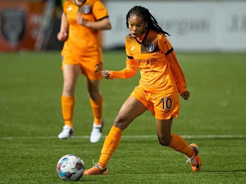 An absolute icon in her homeland of South Africa, Motlhalo was a stand-out performer during the World Cup, scoring and helping Bayana Bayana to the knock out stages for the first time in her career. She's lit up the SWPL since her arrival in January.