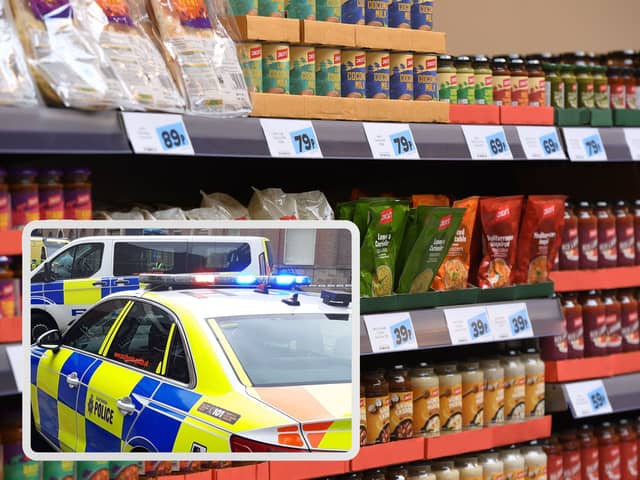 South Yorkshire has seen a surge in shoplifting cases. Main image: Press Association. Inset: National World