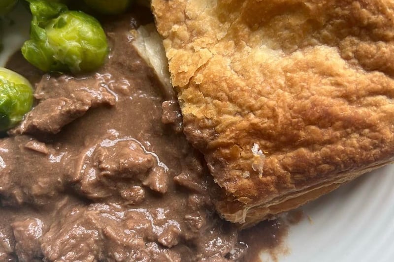 A steak pie from Gary Walker butchers in Possil is the perfect comfort food on a cold day. 