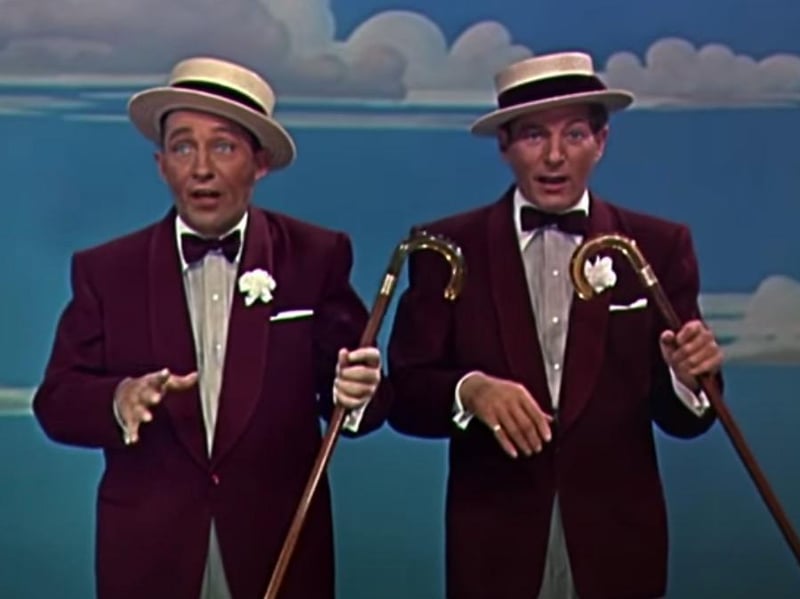 Based on the song of the same name, White Christmas was released in 1954 alongside a new version of the track by Bing Crosby, with the film ranked as the UK's 13th favourite festive watch.